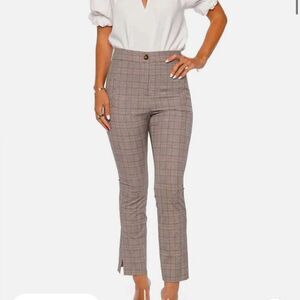 Veronica Beard Arte Pant In Brown Multi